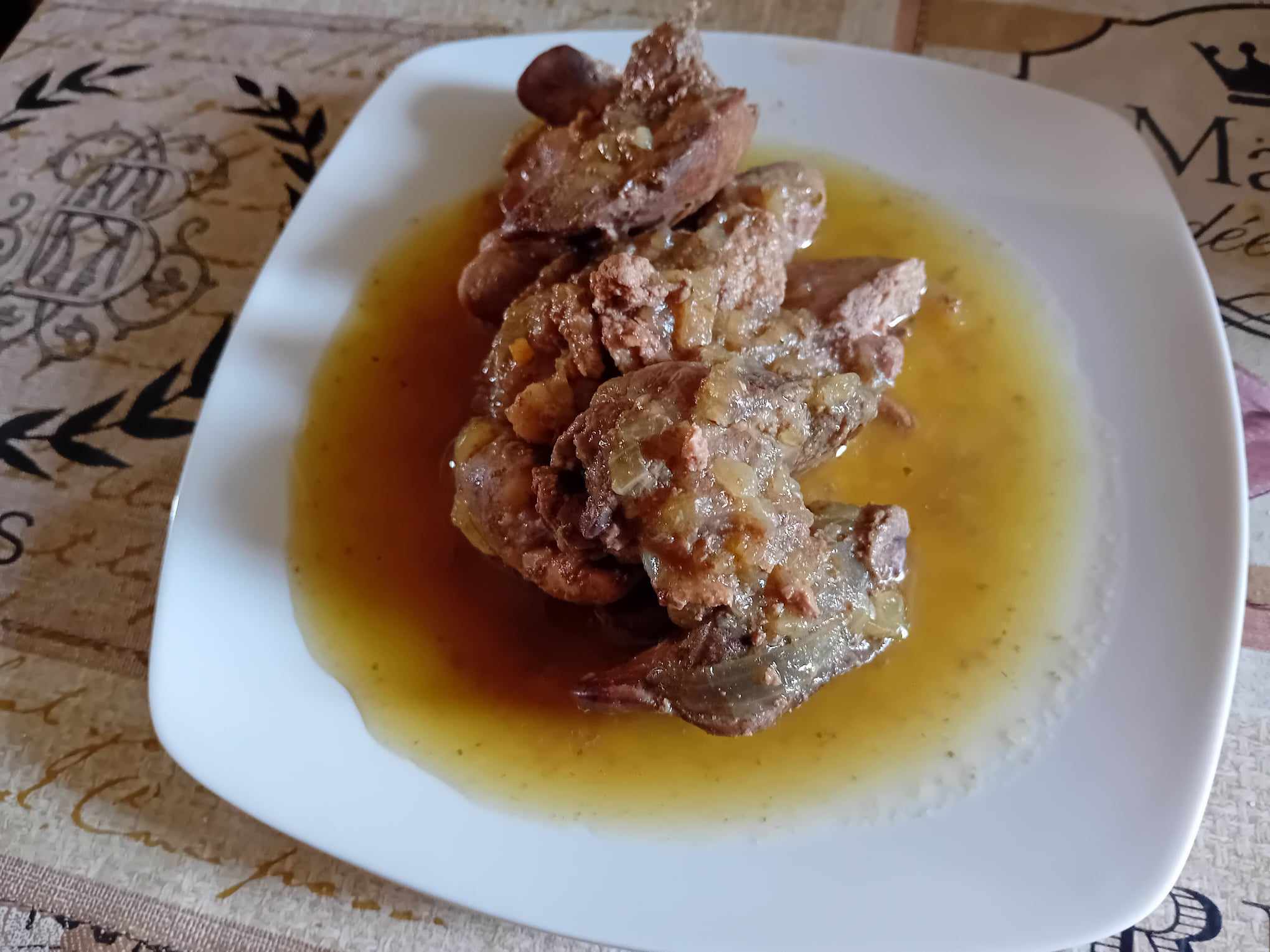 Chicken Liver With Onions